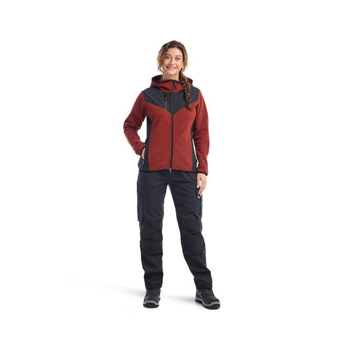 Blaklader® Workwear Women's Jacquard Knitted Fleece Hooded Jacket - 4741