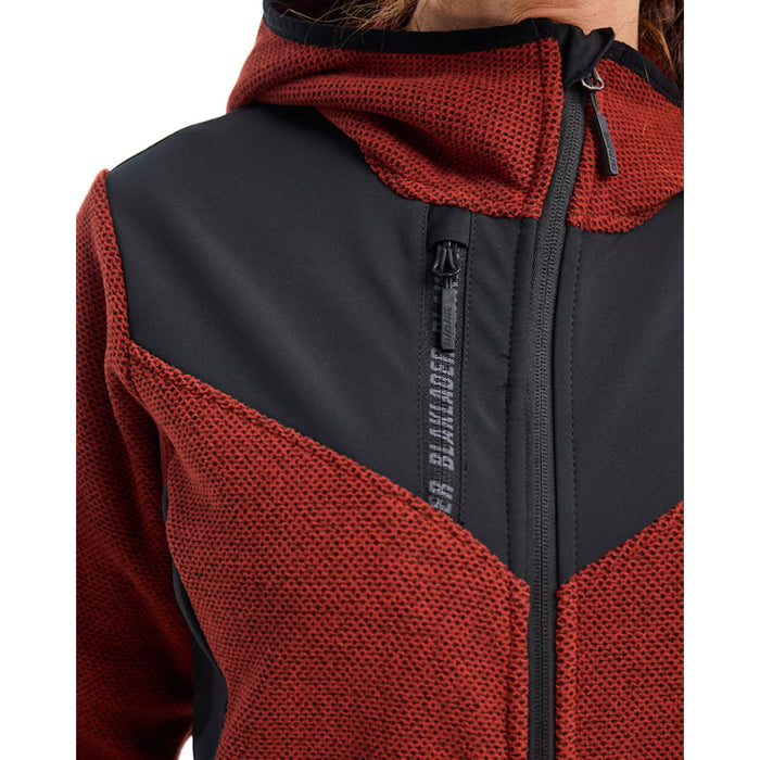 Blaklader® Workwear Women's Jacquard Knitted Fleece Hooded Jacket - 4741