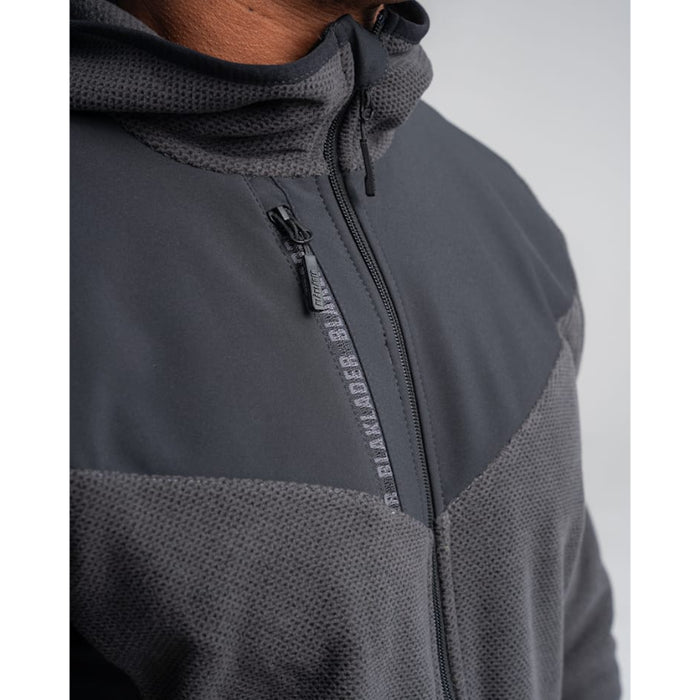 Blaklader® Workwear Jacquard Knitted Fleece Hooded Jacket - 4740
