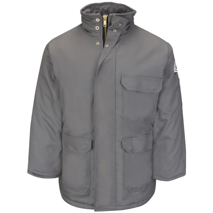 Bulwark® Men's Heavyweight Excel FR® ComforTouch® Insulated Deluxe Parka with Hood - JLP8 & HLH2