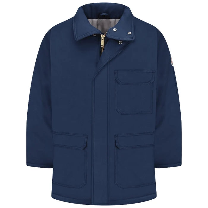 Bulwark® Men's Heavyweight Excel FR® ComforTouch® Insulated Deluxe Parka with Hood - JLP8 & HLH2