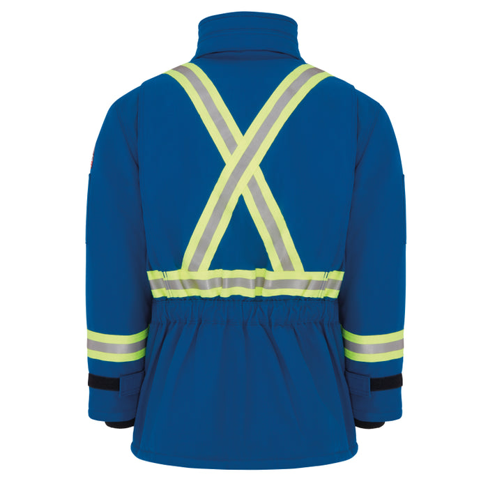 Bulwark® Men's Heavyweight Nomex FR Insulated Deluxe Parka with Reflective Trim - JNPC
