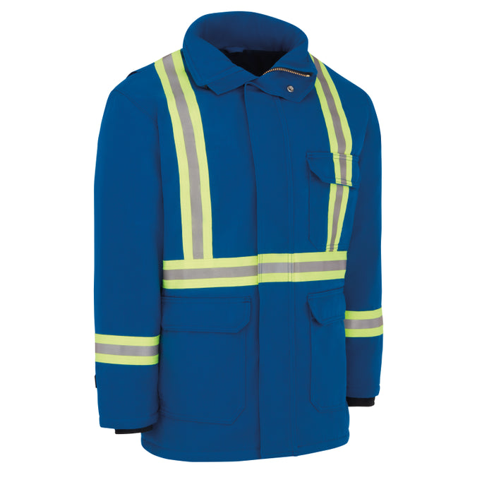Bulwark® Men's Heavyweight Nomex FR Insulated Deluxe Parka with Reflective Trim - JNPC