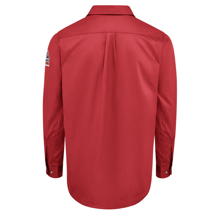 Bulwark® FR iQ Series® Men's Midweight Comfort Snap-Front Woven Shirt CAT 1 - QS28
