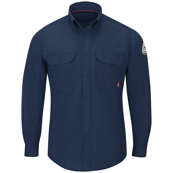Bulwark® FR iQ Series® Men's Midweight Comfort Woven Shirt CAT 1 - QS26