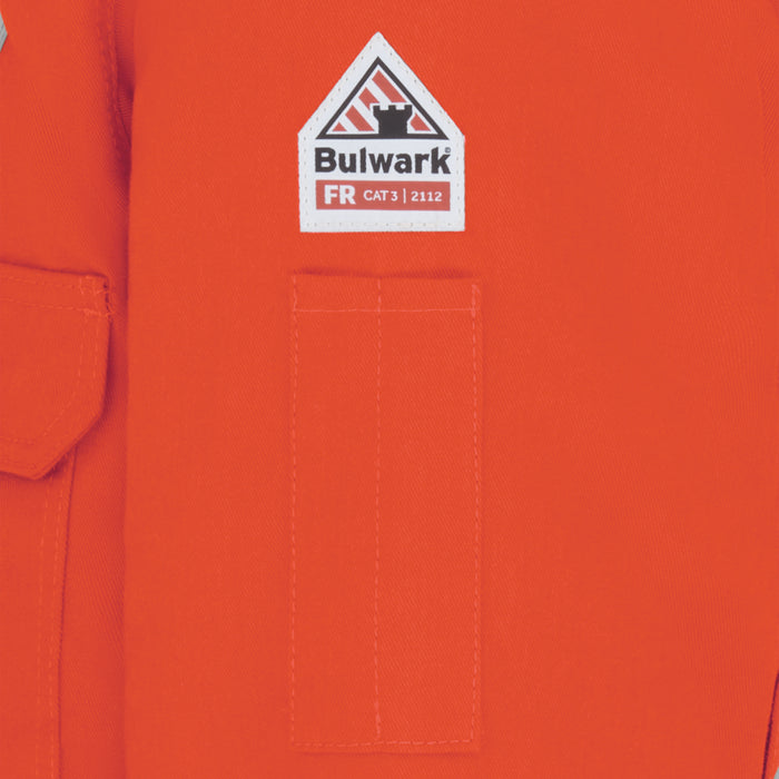Bulwark® Men's Hi Vis FR Insulated Deluxe Parka Jacket CAT 3 - JLPS