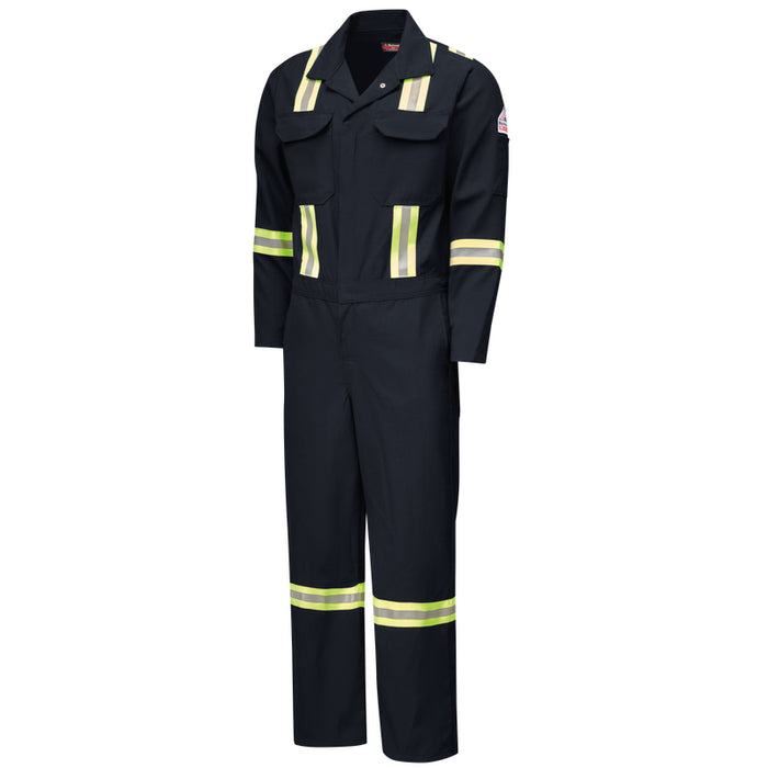 Bulwark® Men's Midweight Nomex FR Premium Coverall with Reflective Trim CAT 1 - CNBT