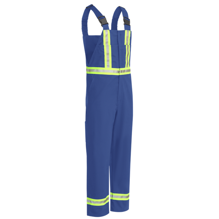 Bulwark® Men's Unlined Hi Vis FR Bib Overall with Reflective Trim CAT 2 - BLFC