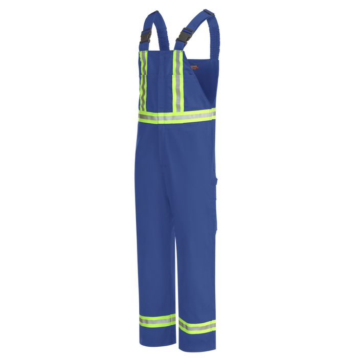 Bulwark® Men's Unlined Hi Vis FR Bib Overall with Reflective Trim CAT 2 - BLFC