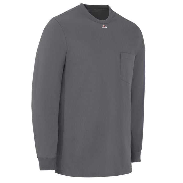 Bulwark® FR Men's Lightweight Flex Knit Henley CAT 2 - STL2