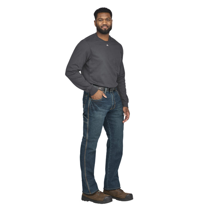 Bulwark® FR Men's Lightweight Flex Knit Henley CAT 2 - STL2