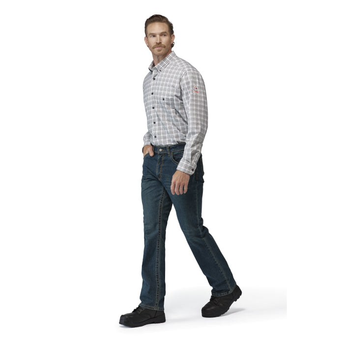 Bulwark® Flame Resistant  Flex Knit Button Down Shirt CAT 2 - STG2