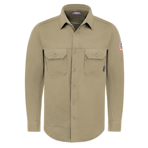 Bulwark® FR Lightweight Flex Knit Button Down Shirt CAT 2 - STG4