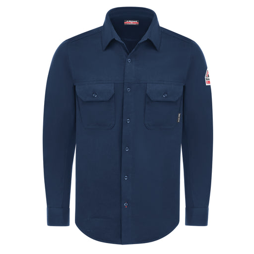 Bulwark® FR Lightweight Flex Knit Button Down Shirt CAT 2 - STG4