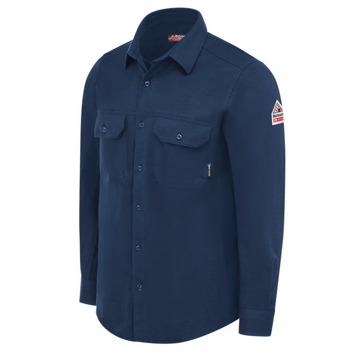 Bulwark® FR Lightweight Flex Knit Button Down Shirt CAT 2 - STG4