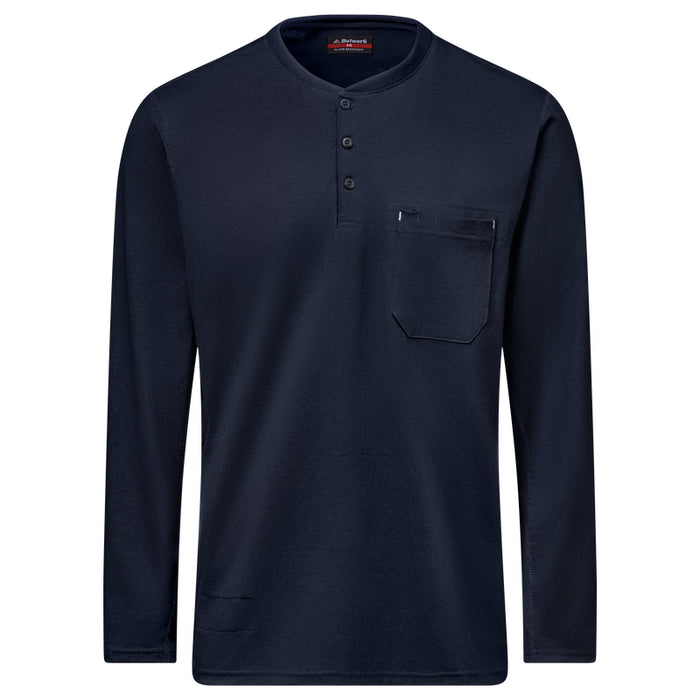 Bulwark® Men's Flame Resistant Flex Knit Industrial Henley CAT 2 -  STL6