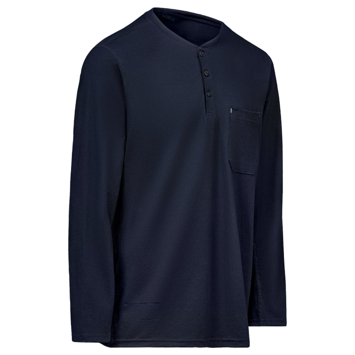 Bulwark® Men's Flame Resistant Flex Knit Industrial Henley CAT 2 -  STL6