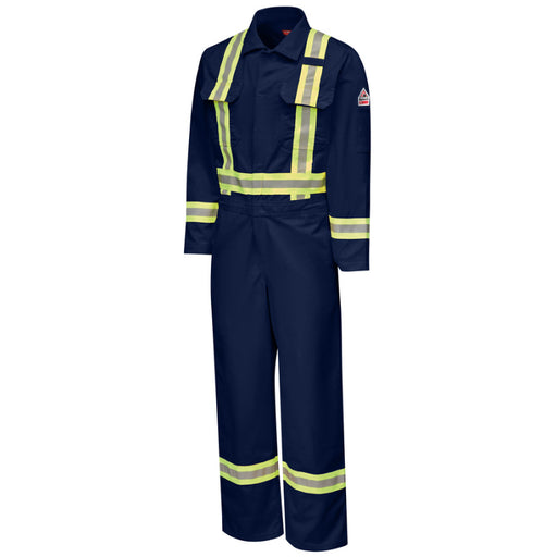 Bulwark® Men's Midweight FR Premium Coverall with Reflective Trim - CLBC