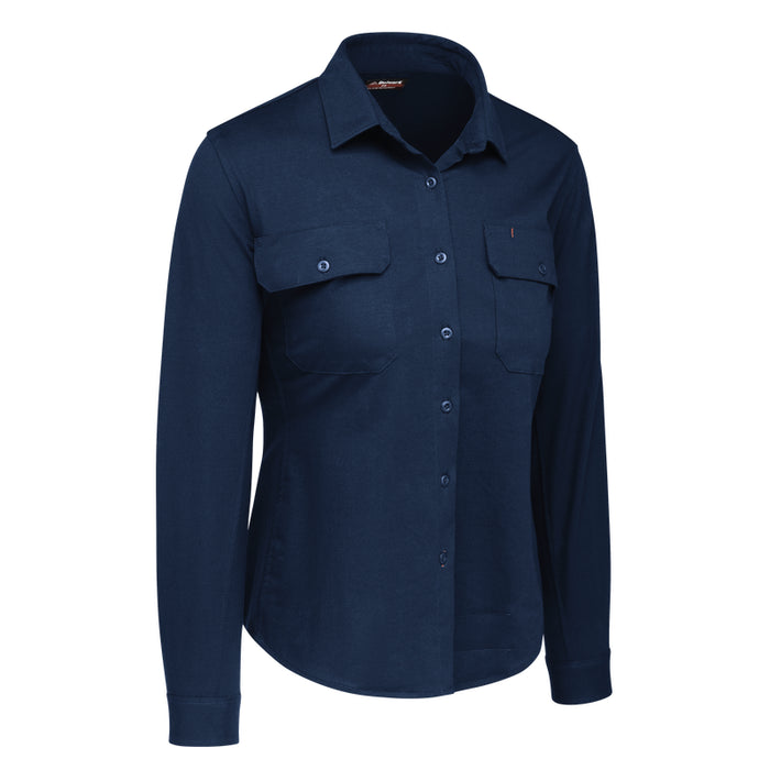 Bulwark® Women's Flex FR Knit Button Down Shirt CAT 2 - STG5