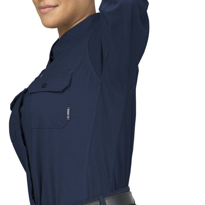 Bulwark® Women's Flex FR Knit Button Down Shirt CAT 2 - STG5
