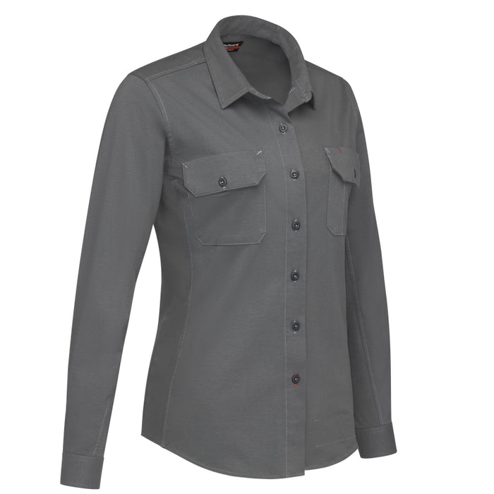 Bulwark® Women's Flex FR Knit Button Down Shirt CAT 2 - STG5