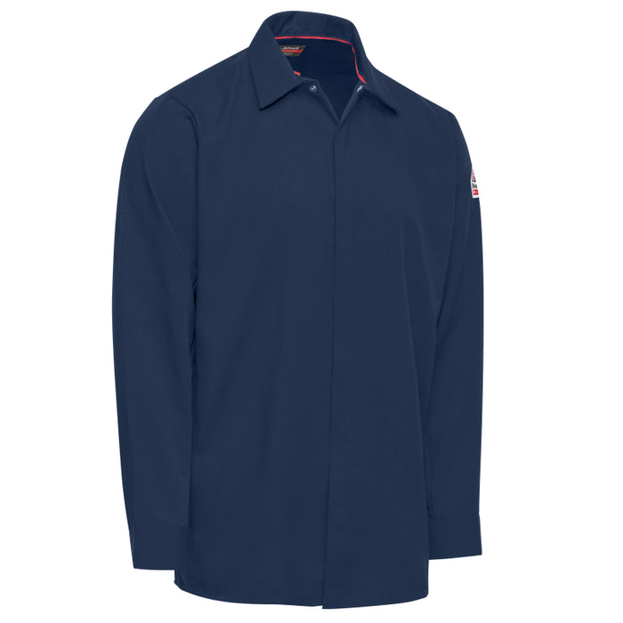 Bulwark® iQ Series® Comfort Woven Men's Lightweight FR Shirt CAT 2 - QS58