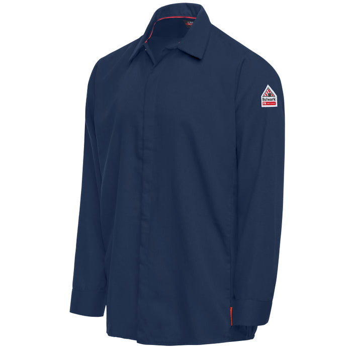 Bulwark® iQ Series® Comfort Woven Men's Lightweight FR Shirt CAT 2 - QS58