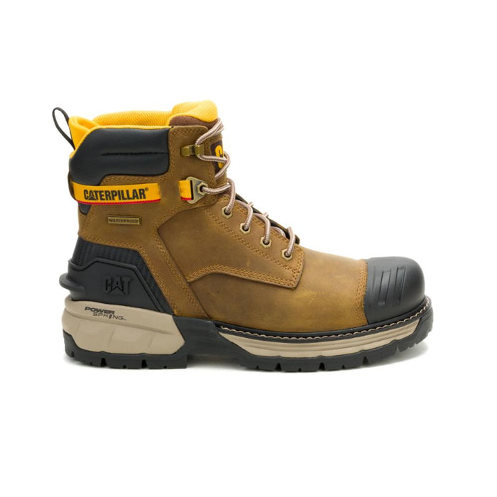 CAT Excavator PowerSpring Men's 6" Waterproof Composite Toe Work Boots