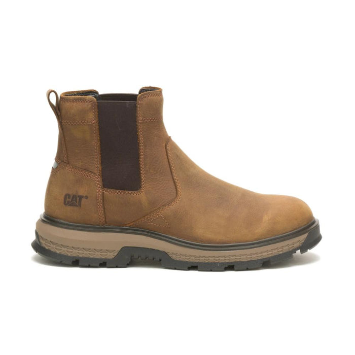 CAT Exposition Men's Chelsea Soft Toe Work Boots Pyramid - P51060