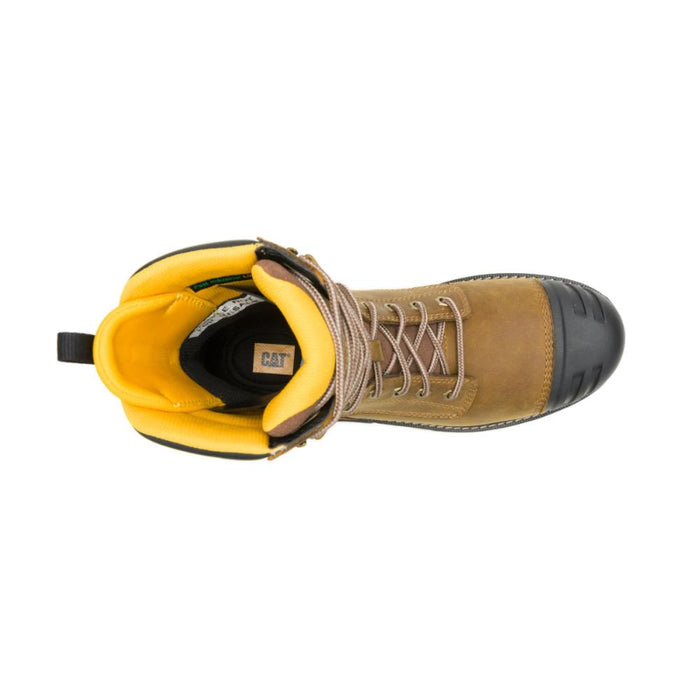 CAT Men's Excavator PowerSpring 8" Waterproof Composite Toe Work Boots Pyramid - P91828