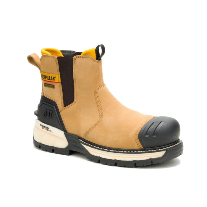 CAT Men's Excavator PowerSpring™ Technology Chelsea Waterproof Composite Toe Work Boots