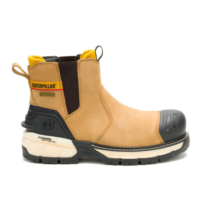 CAT Men's Excavator PowerSpring™ Technology Chelsea Waterproof Composite Toe Work Boots