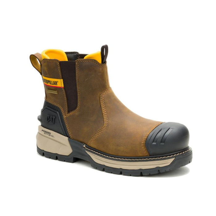 CAT Men's Excavator PowerSpring™ Technology Chelsea Waterproof Composite Toe Work Boots