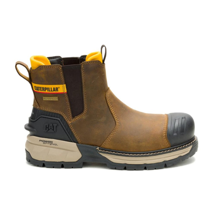 CAT Men's Excavator PowerSpring™ Technology Chelsea Waterproof Composite Toe Work Boots