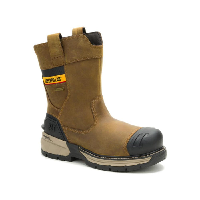 CAT Men's Excavator PowerSpring Wellington Waterproof Composite Toe Work Boots Pyramid - P91832