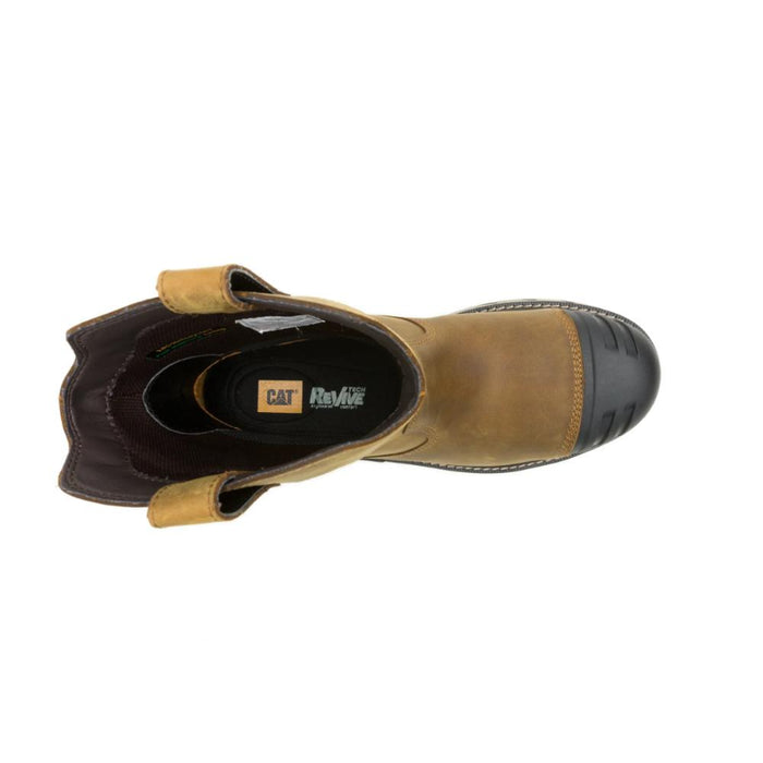 CAT Men's Excavator PowerSpring Wellington Waterproof Composite Toe Work Boots Pyramid - P91832