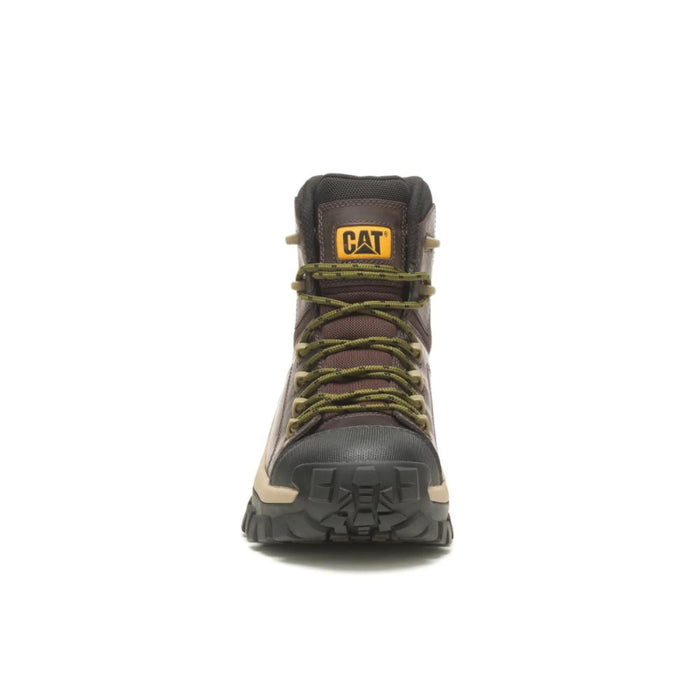 CAT Men's Invader Hiker Waterproof Composite Toe Work Boot Coffee Bean - P91541