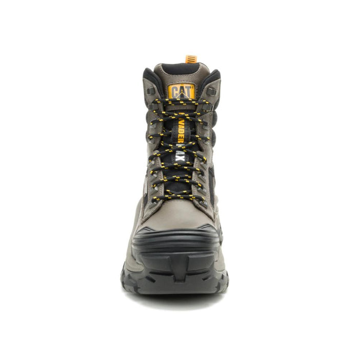 CAT Men's Invader Max 8" Waterproof Thinsulate™ Composite Toe Work Boot Gargoyle - P91822