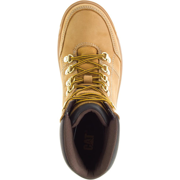 CAT Men's Outline Full Grain Leather Soft Toe Work Boots