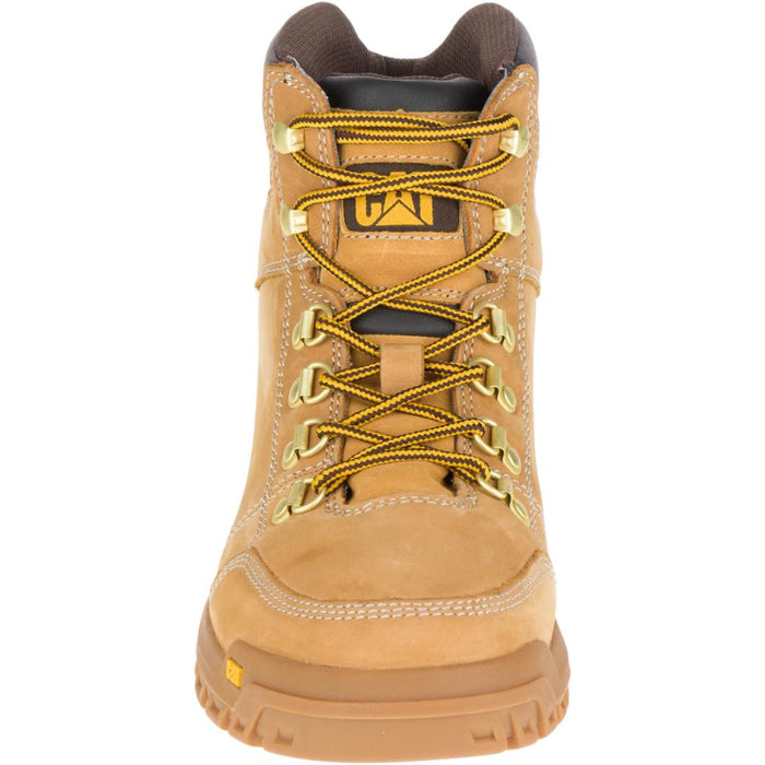 CAT Men's Outline Full Grain Leather Soft Toe Work Boots