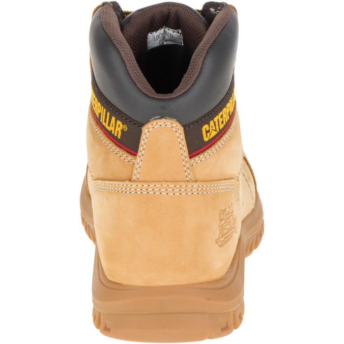 CAT Men's Outline Full Grain Leather Soft Toe Work Boots