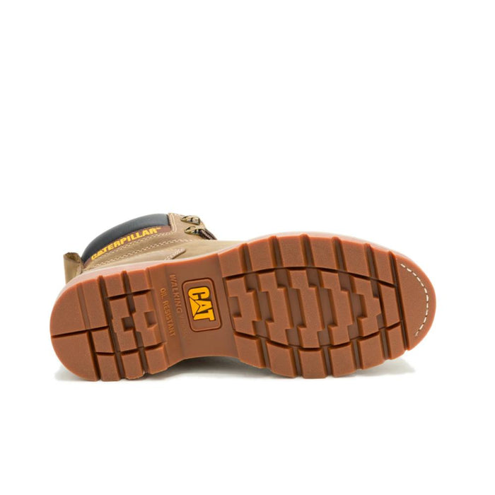 CAT Men's Second Shift Grader Moc Steel Toe Work Boots Dark Wheat - P91855