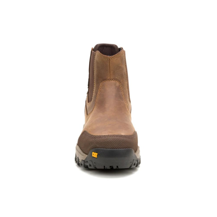 CAT Men's Threshold Rebound Chelsea Waterproof Steel Toe Work Boot Bison - P91783