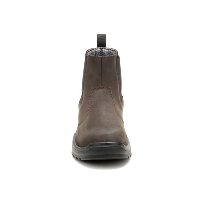 Cat Men's Striver Chelsea Waterproof Steel Toe Work Boot Brown - P91758
