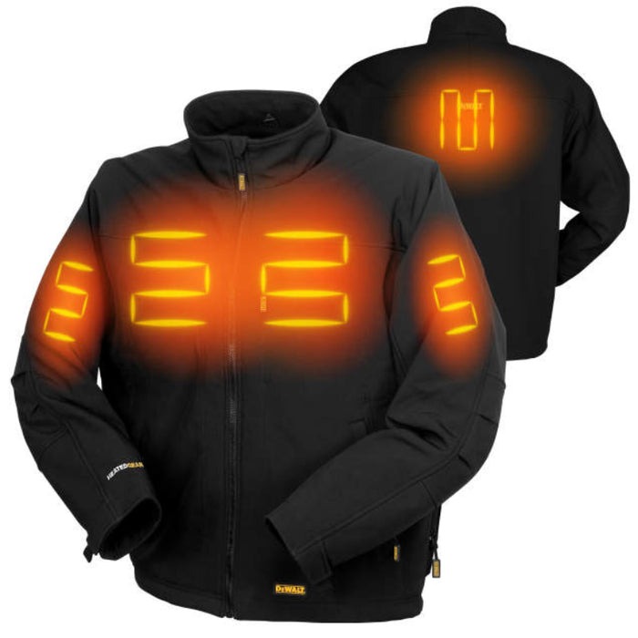 DEWALT® Men's Heated Soft Shell Jacket - Black - DCHJ060