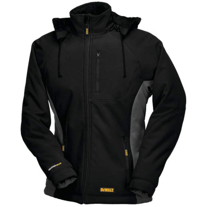 DEWALT® Women's Heated Soft Shell Coat With Battery - Black/Gray - DCHJ066C1