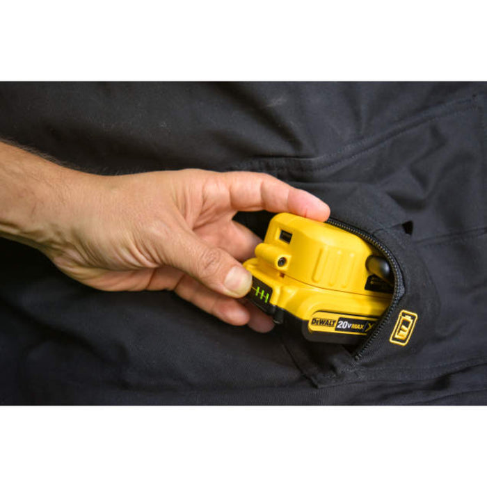 DEWALT® Men's Heated Heavy Duty Work Coat - Wind & Water Resistant - With Battery - DCHJ076A