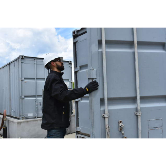 DEWALT® Men's Heated Structured Soft Shell Jacket - With Battery - Black - DCHJ090