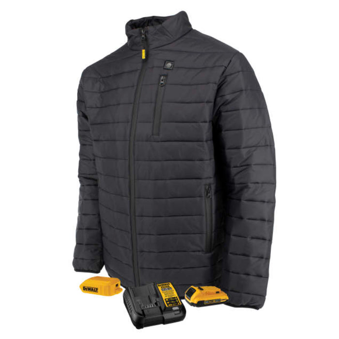 DEWALT® Men's Lightweight Heated Puffer Jacket - Black - DCHJ093