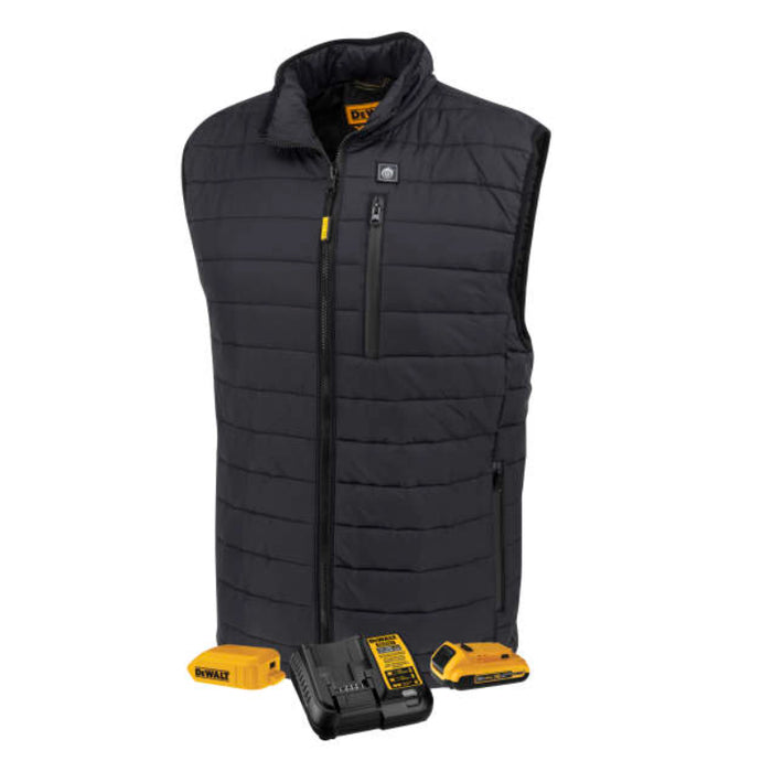 DEWALT® Men's Lightweight Heated Puffer Vest - Black - DCHV095